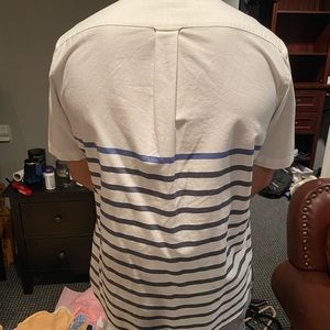 Mens Ralph Lauren collared linen shirt